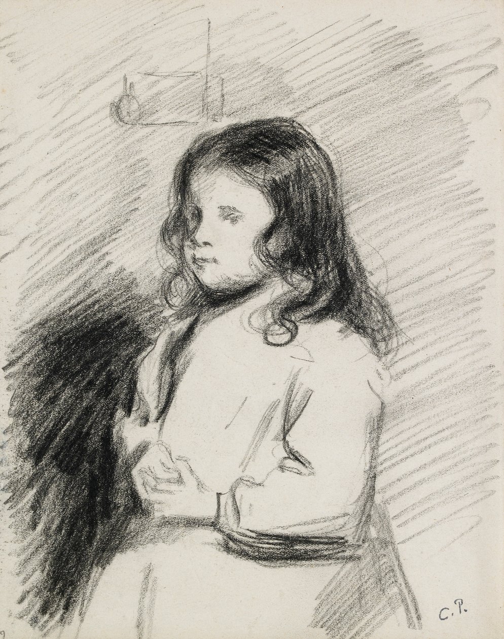 صورة لودوفيك رودو بيسارو 1878-1952 ، c1883-1884 بواسطة كميل بيسارو