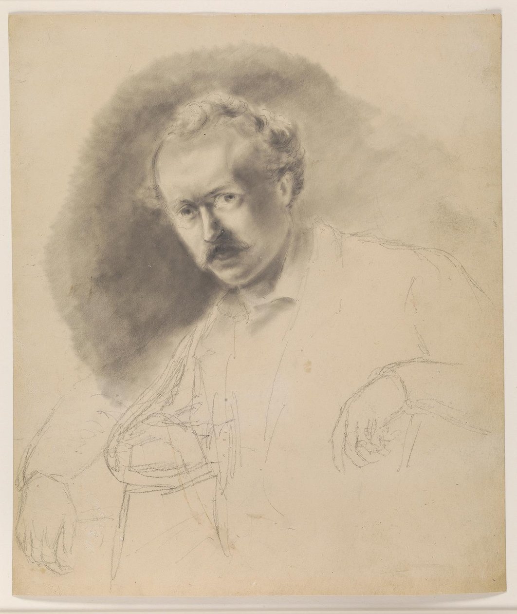صورة للرسام فريتز ميلبي (1826-1869) بواسطة كميل بيسارو