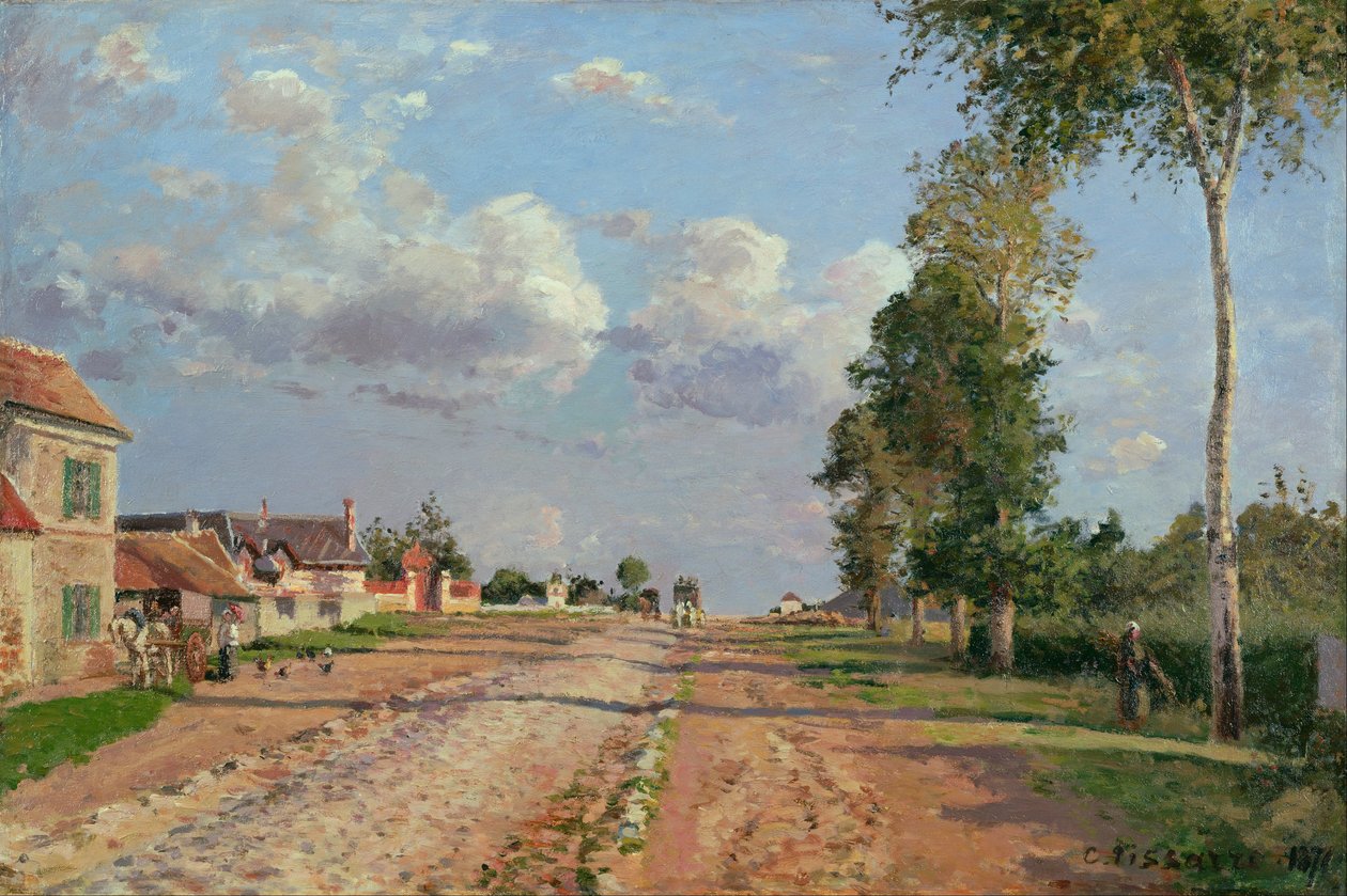 Route de Versailles، Rocquencourt بواسطة كميل يعقوب بيسارو