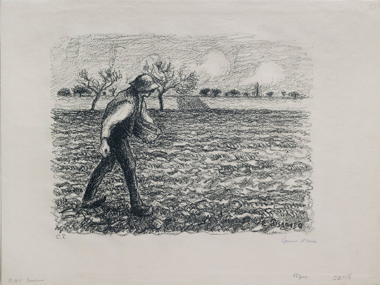 الزارع ، 1896 بواسطة كميل بيسارو
