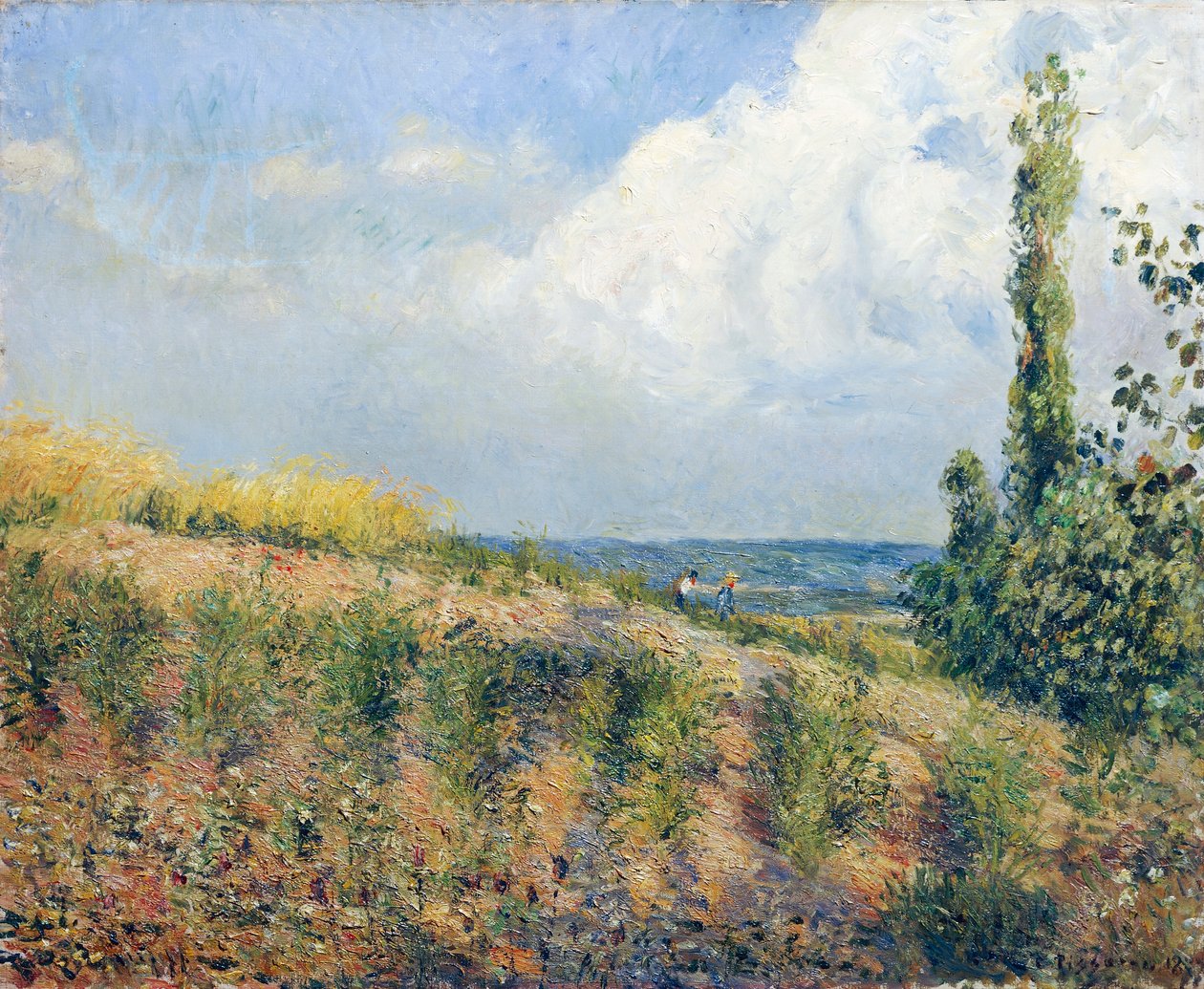 The Approaching Storm, by Camille Pissarro بواسطة كميل بيسارو