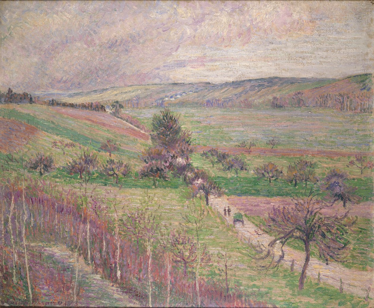 طريق Thierceville ، أوائل الربيع ، 1893 بواسطة كميل بيسارو