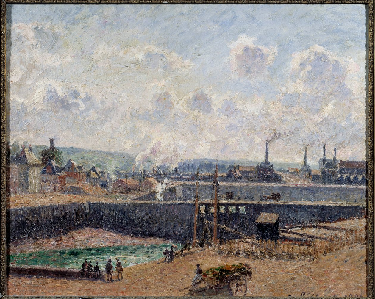 منظر دييب ، حوض دوكين ، رسم كاميل بيسارو (1830-1903) 1902 صن. 0،54x0،65 م باريس ، متحف أورسيه بواسطة كميل يعقوب بيسارو