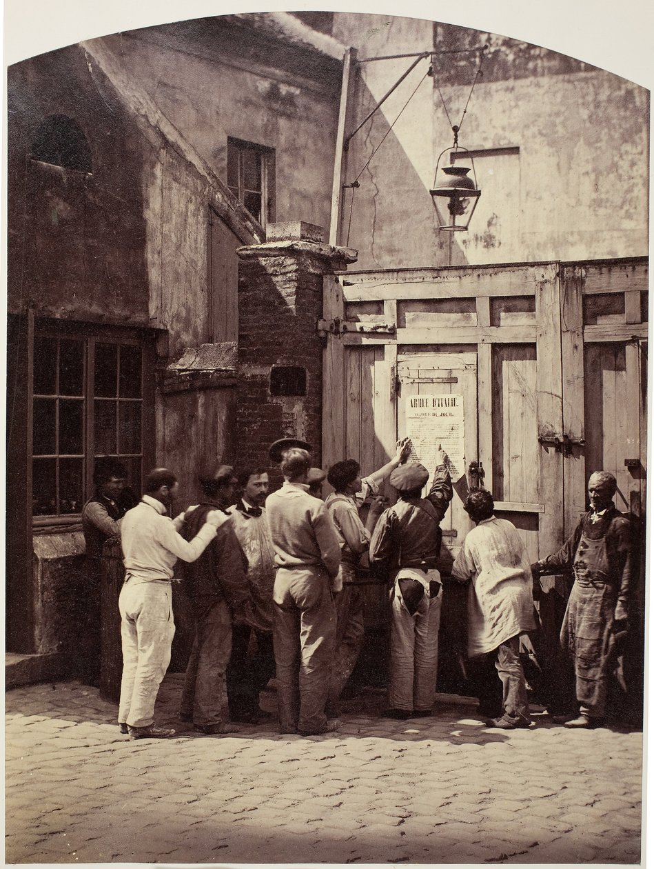 أوامر اليوم L'Ordre du Jour ، مايو 1859. بواسطة كميل سيلفي