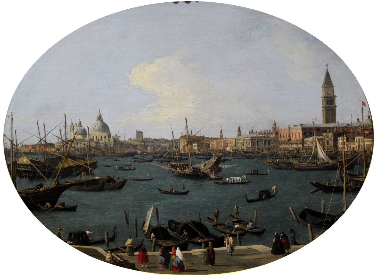 Ansicht des Bacino di San Marco في فينيديج بواسطة قناة جيوفاني أنطونيو (كاناليتو)