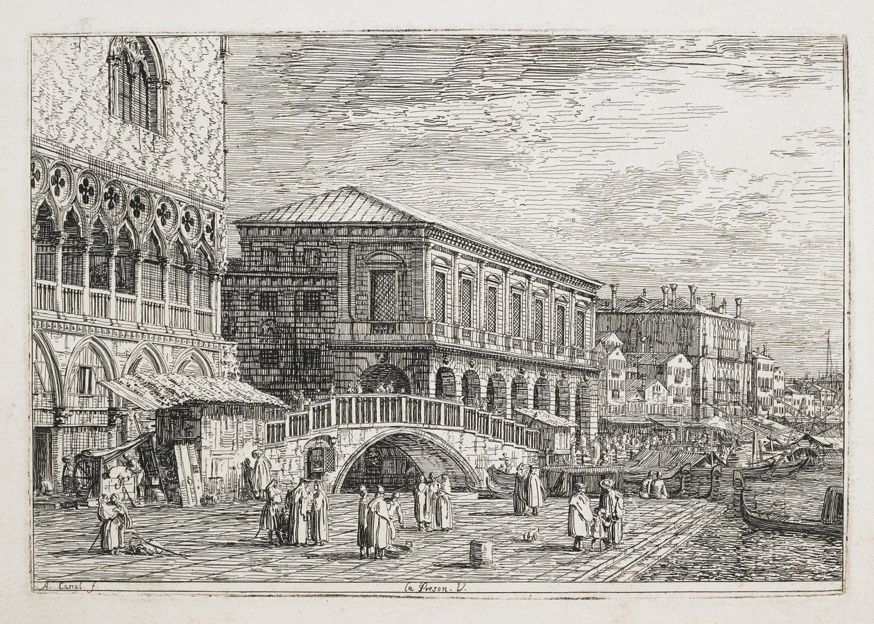 Le Preson. V. ، 1740-1745 بواسطة قناة جيوفاني أنطونيو (كاناليتو)