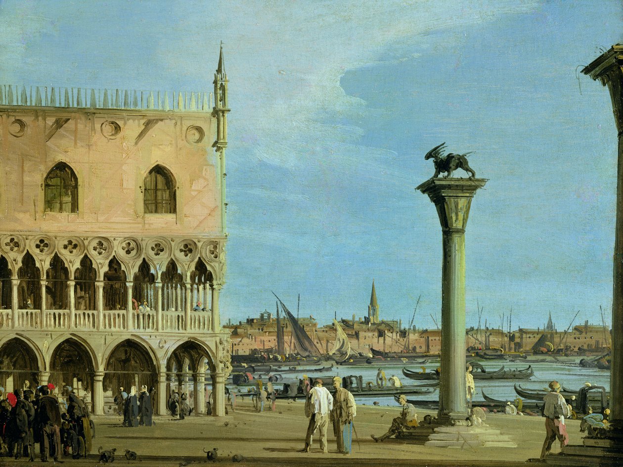 Piazzetta di San Marco تطل على الجنوب ، البندقية بواسطة قناة جيوفاني أنطونيو (كاناليتو)