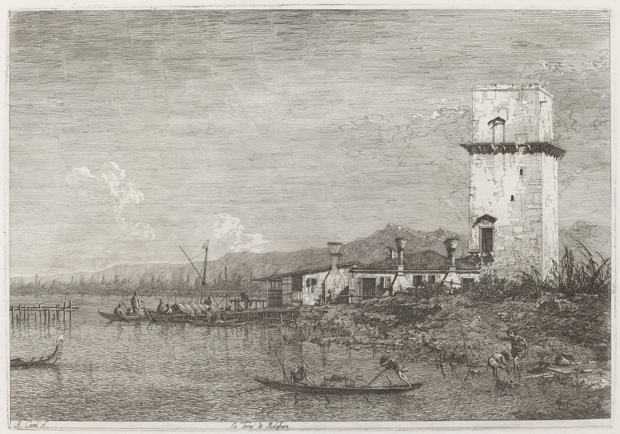 برج ملغيرا ، ج. 17351746. بواسطة كاناليتو