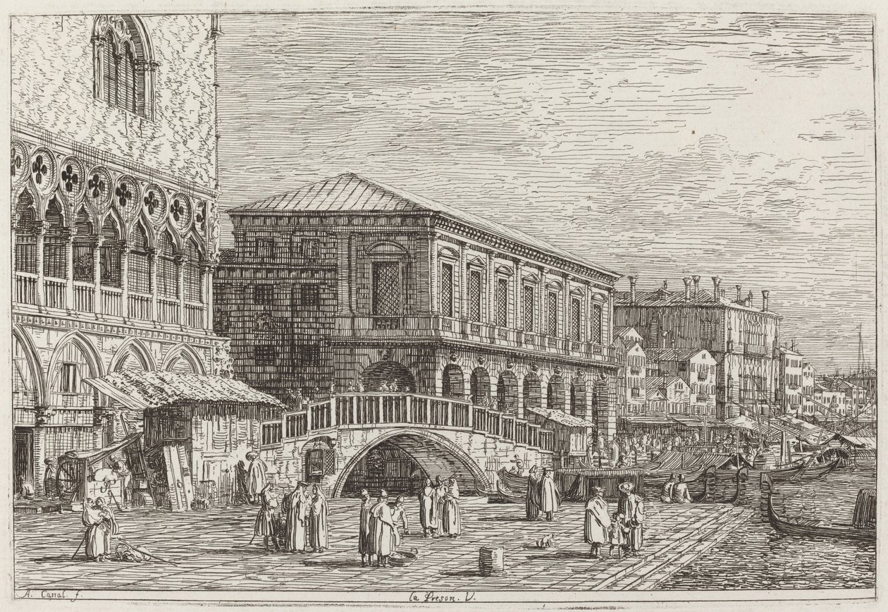 وبريسون. V. [أسفل اليسار] ، ج. 17351746. بواسطة كاناليتو