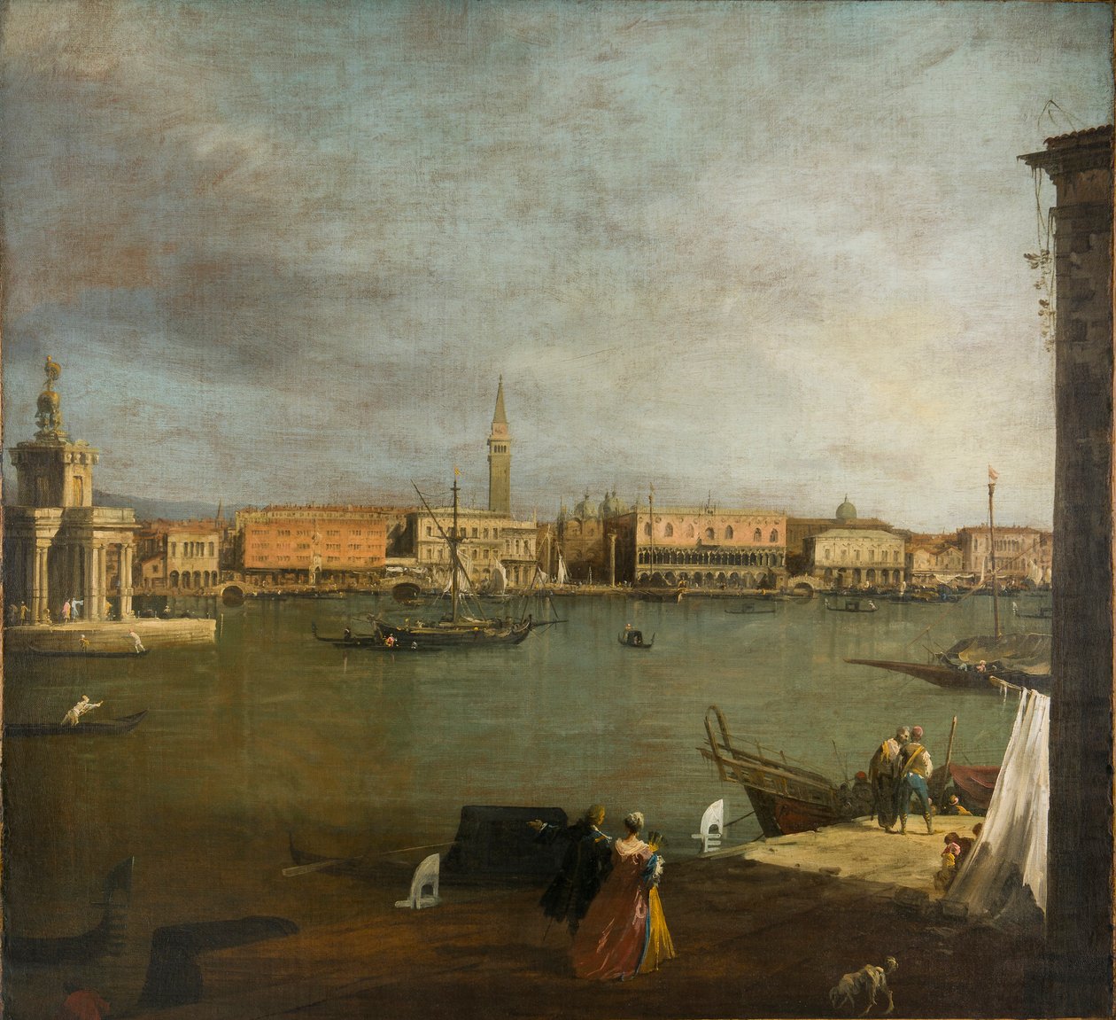 "The Bacino di San Marco: looking North"، c1730 بواسطة كاناليتو