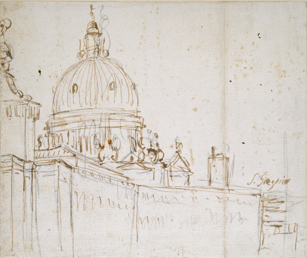البندقية: The Dogana di Mare and S. Maria della Salute ، منتصف القرن الثامن عشر بواسطة كاناليتو