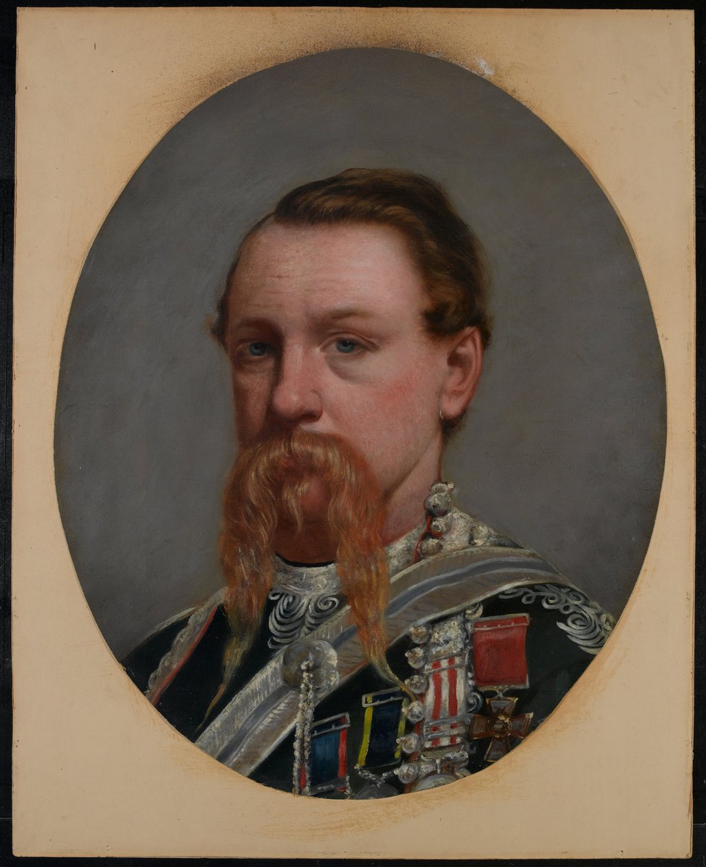 الرائد فريدريك روبرتسون أيكمان ، VC ، المشاة البنغالية الرابعة الأصلية ، c.1860 بواسطة كابتن. IA Goldingham