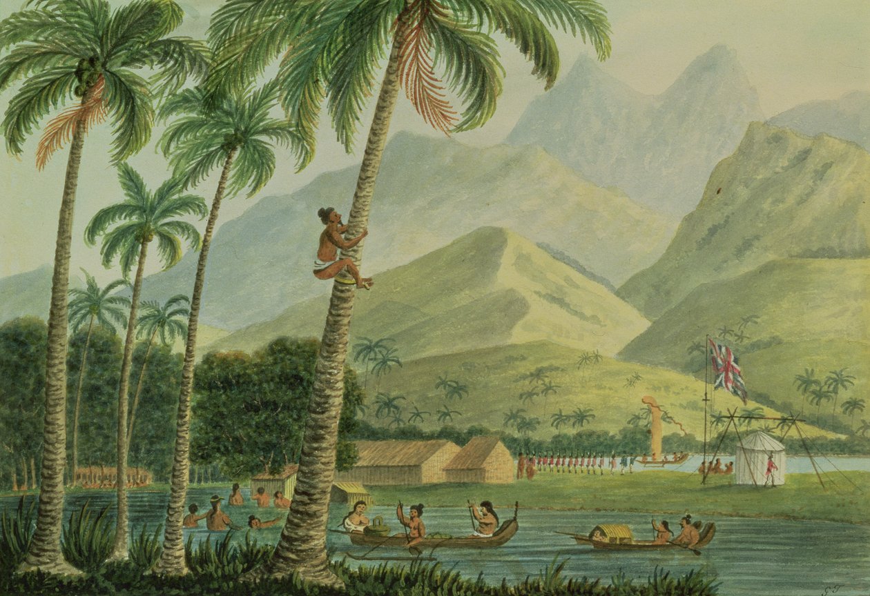 المرصد ، بوينت فينوس ، أوتيتي ، 1792 بواسطة الكابتن جورج توبين