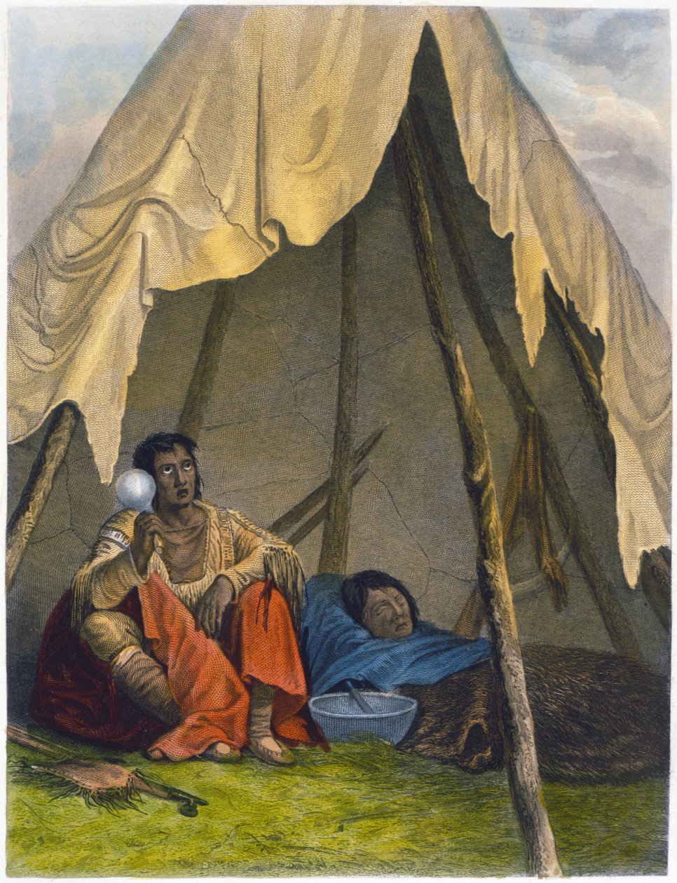 رجل الطب ، 1853 بواسطة الكابتن سيث ايستمان
