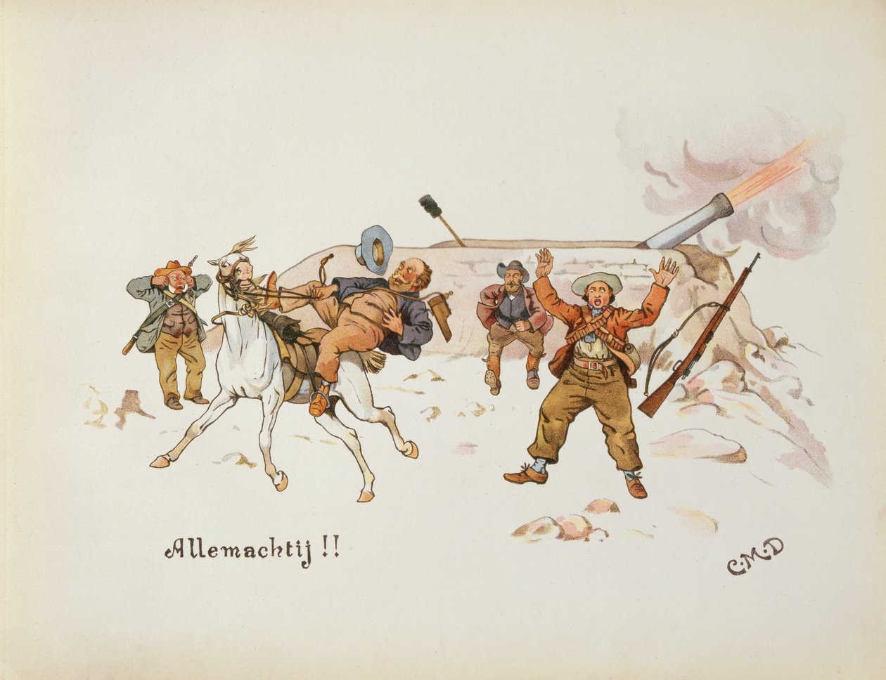 Allemachtij ، من Leaguer of Ladysmith ، 1900 بواسطة الكابتن كليف ديكسون