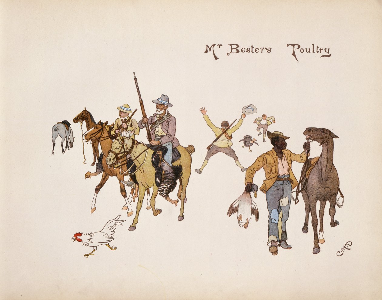 السيد Besters Poultry ، من Leaguer of Ladysmith ، 1900 بواسطة الكابتن كليف ديكسون