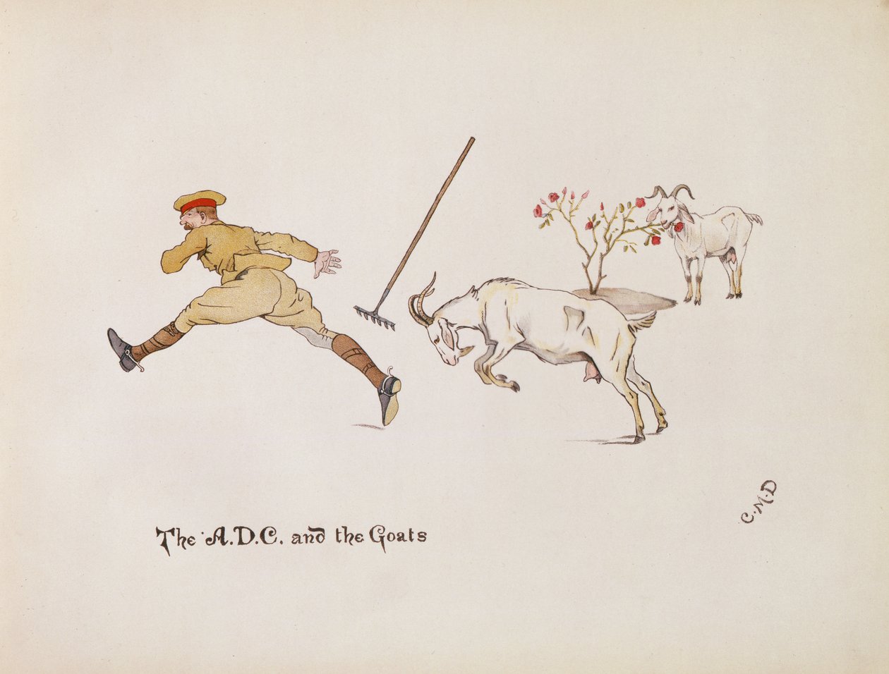 ADC والماعز ، من Leaguer of Ladysmith ، 1900 بواسطة الكابتن كليف ديكسون