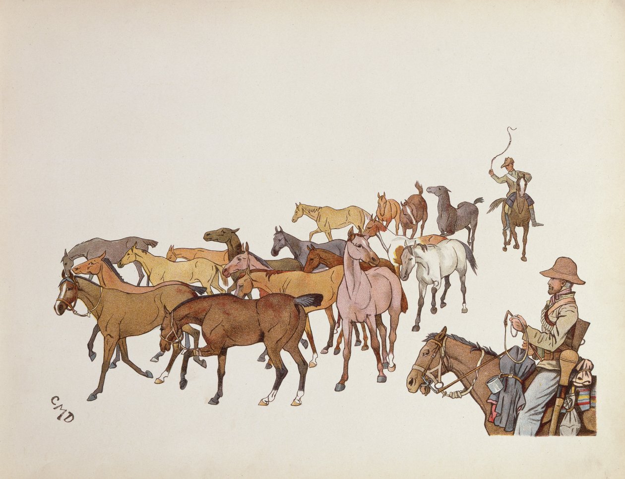 المهور المتطوعين ، من Leaguer Ladysmith ، 1900 بواسطة الكابتن كليف ديكسون