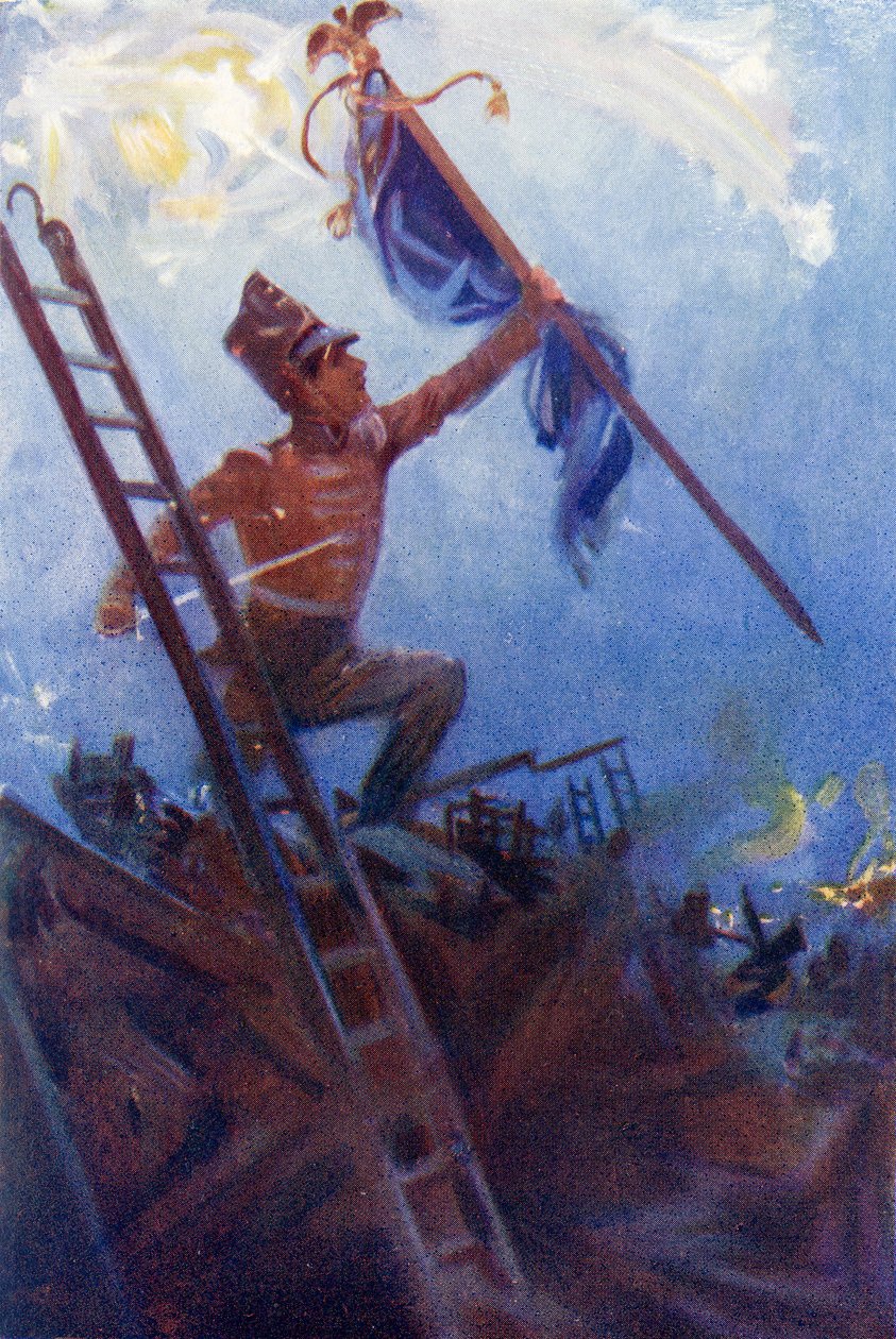 منحة يلتقط النسر ، من "Grant the Grenadier" بقلم والتر وود ، نشر بواسطة Routledge ، ج بواسطة الكابتن إدوارد هنري هاندلي ريد