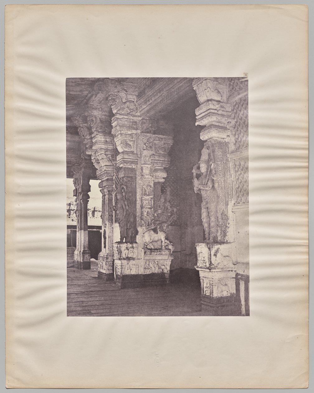 Pudhu Mandapa a Tirumala Nayak (حكم 1623-59) ، معبد ميناكشي سونداريشوار ، مادوراي بواسطة الكابتن لينيوس كروشة