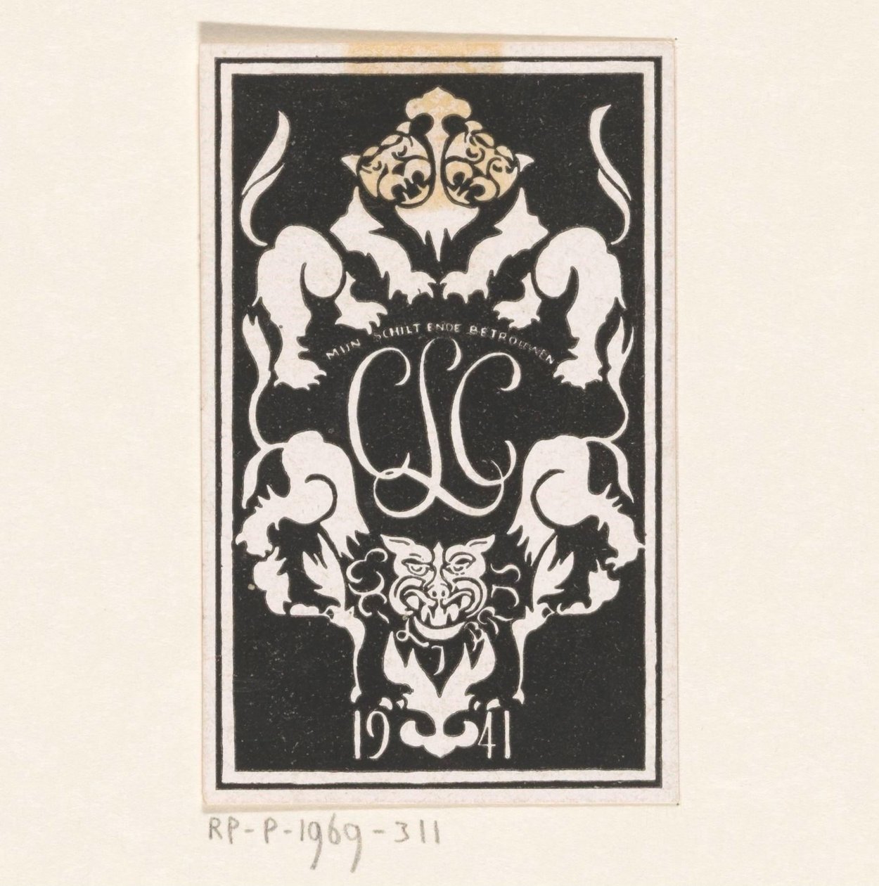 السابق libris من Carel Lion Cachet بواسطة كاريل أدولف أسد كاشيت