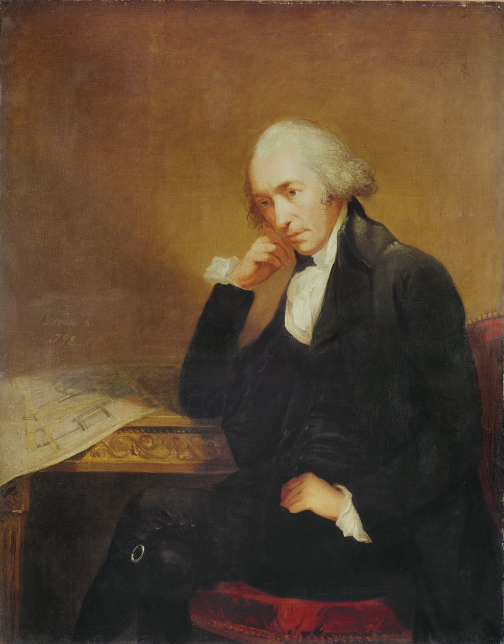 صورة لجيمس وات (1736-1819) 1792 بواسطة كارل فريدريك بريدا