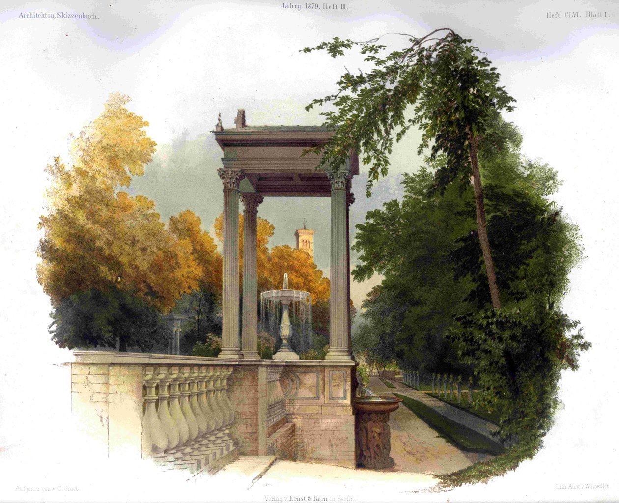 Fontainen Anlage in Sanssouci ، بوتسدام بواسطة كارل جريب