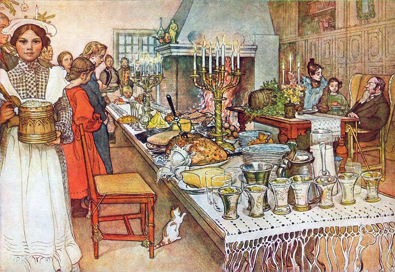 عشية عيد الميلاد بواسطة كارل لارسون