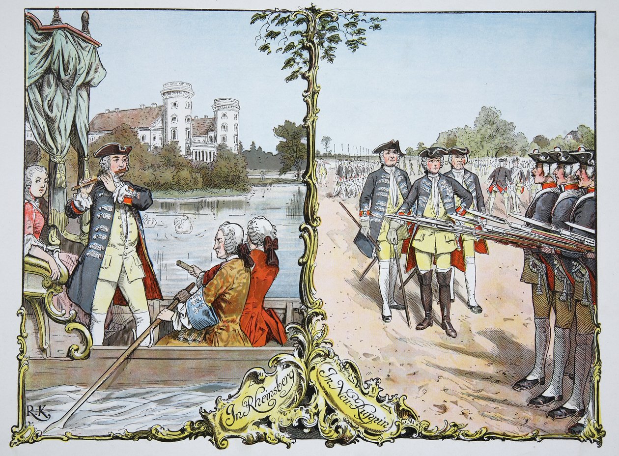 في Neuruppin و Rheinsberg بواسطة كارل روشلينج