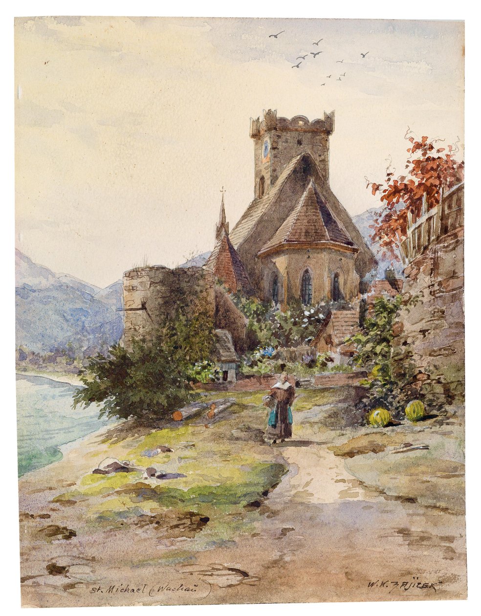 سانت مايكل Wachau بواسطة Carl Wenzel Zajicek