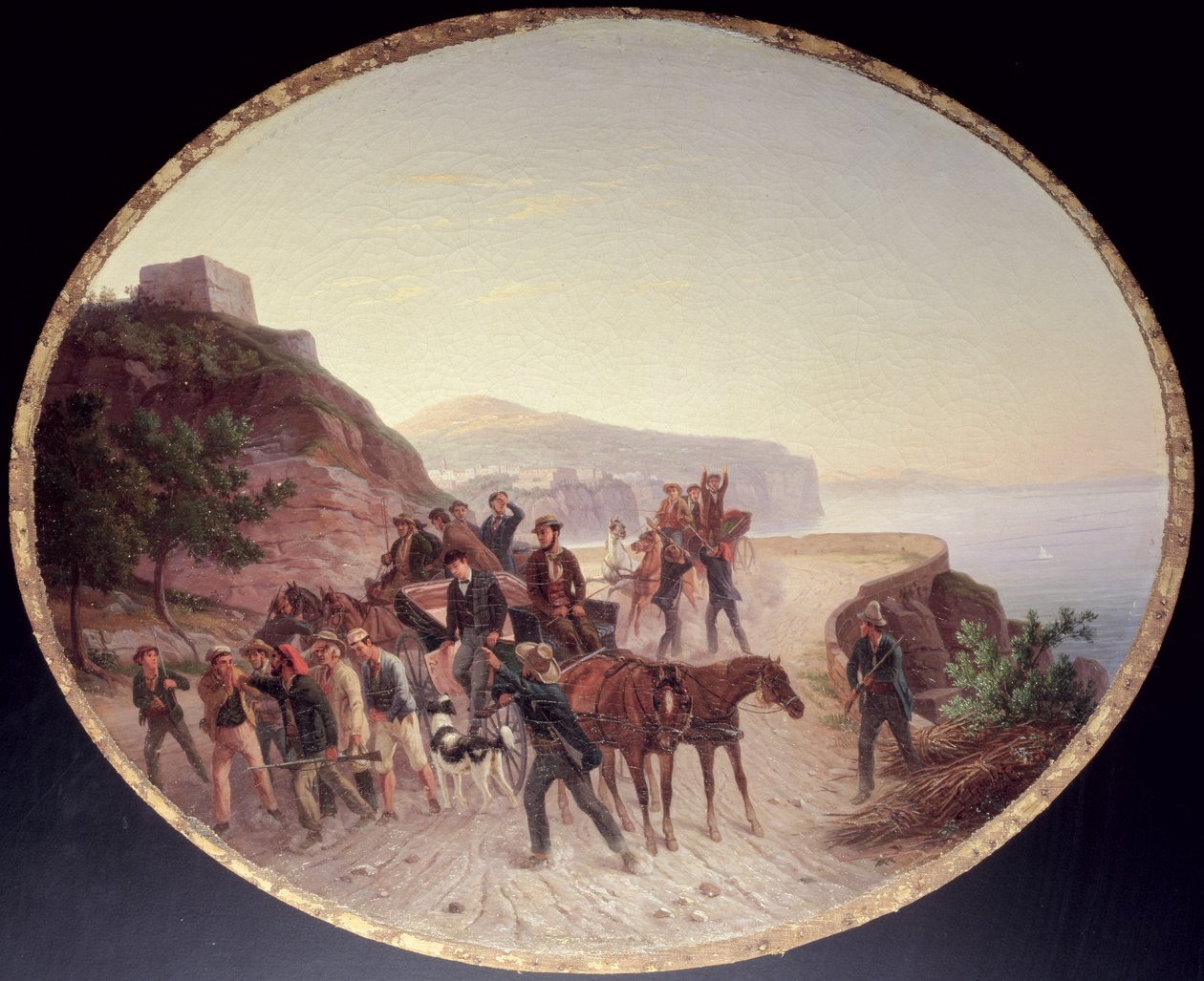 The Capture of Guido Edmondo، c.1864 (زيت على قماش على خشب) بواسطة كارل فيلهلم جويتزلوف