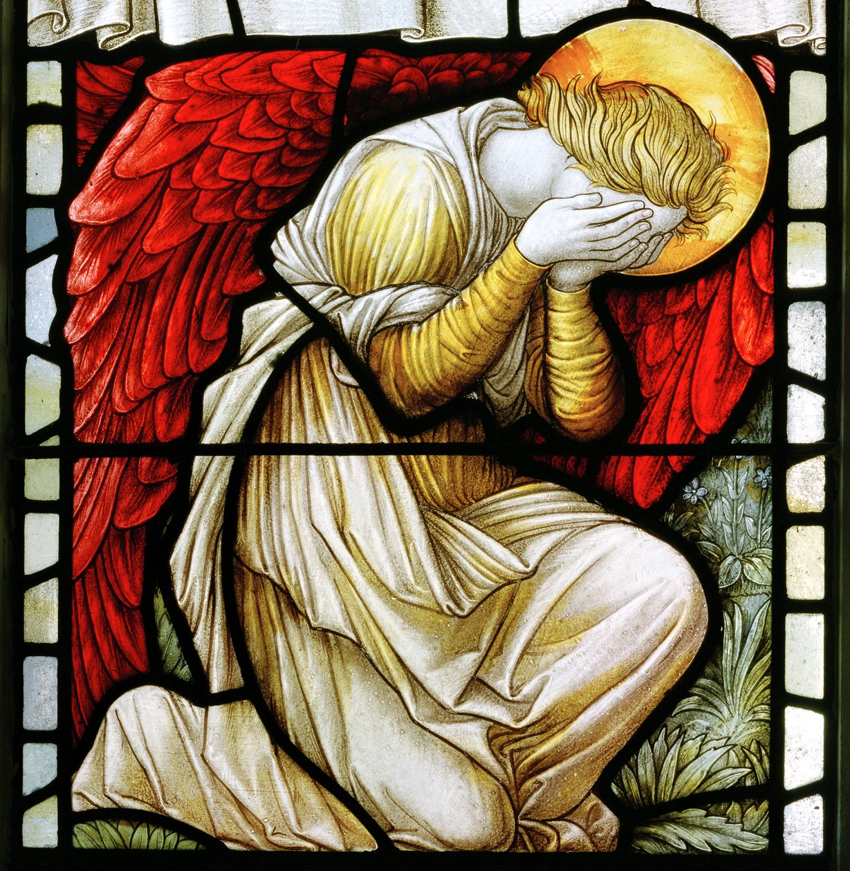 Betws Bledrws ، St Bledrws ، Shrigley & Hunt (1873-1982) ، Carl Almquist ، Weeping Angel ، 1886 بواسطة كارل المكويست
