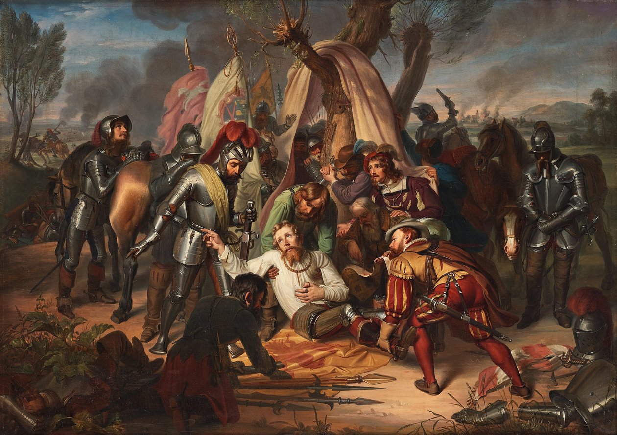 موريس ، ناخب ساكسونيا في معركة سيفرسهاوزن 1553 ، 1837. بواسطة كارل كريستيان فوجل من فوجيلشتاين