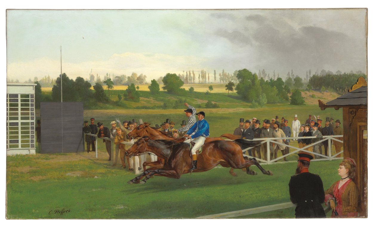 النهاية ، Hoppegarten ، برلين ، 15 يونيو 1873 ، 1874 بواسطة كارل كونستانتين ستيفيك