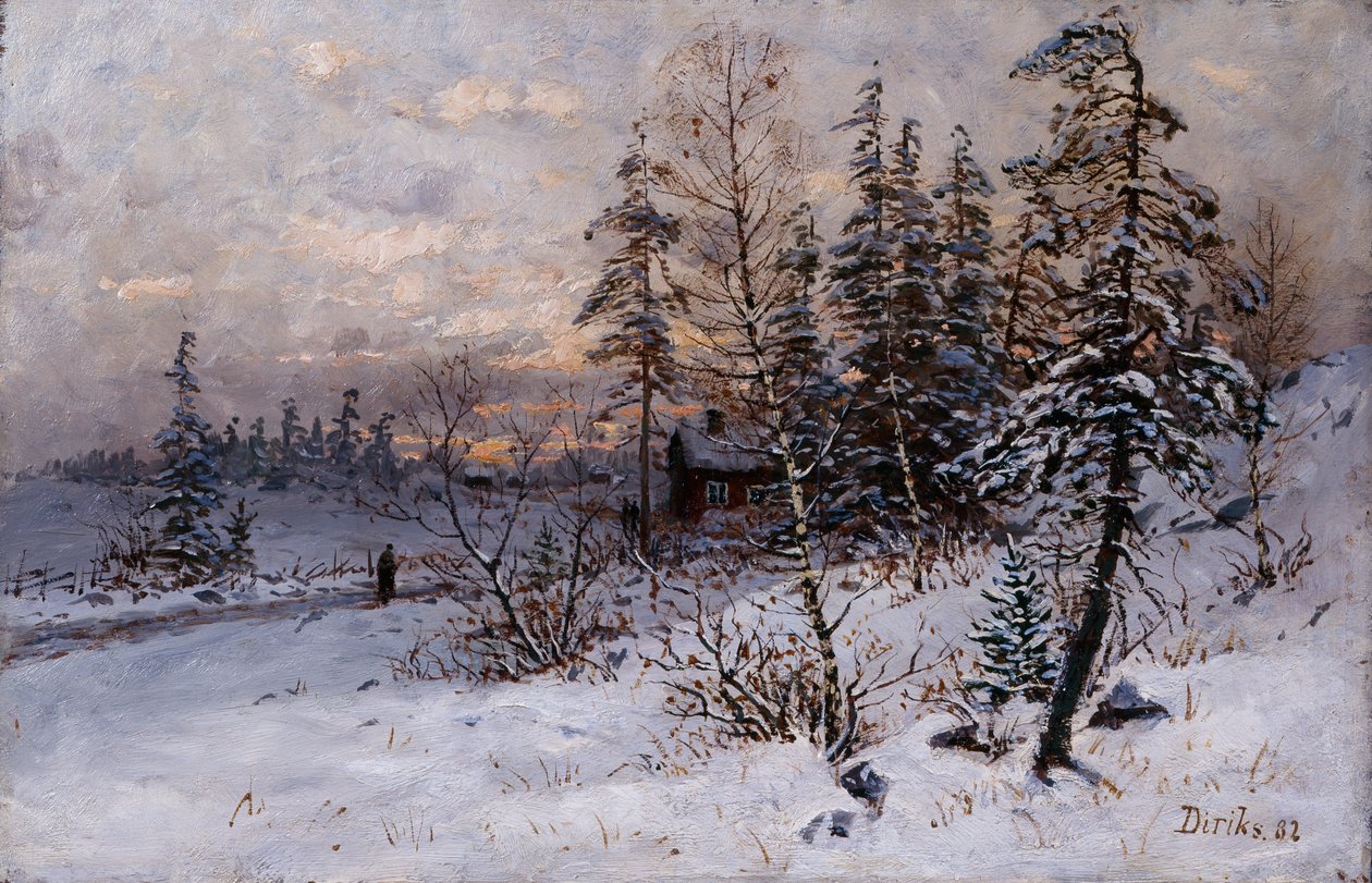 شتاء بواسطة Carl Edvard Diriks