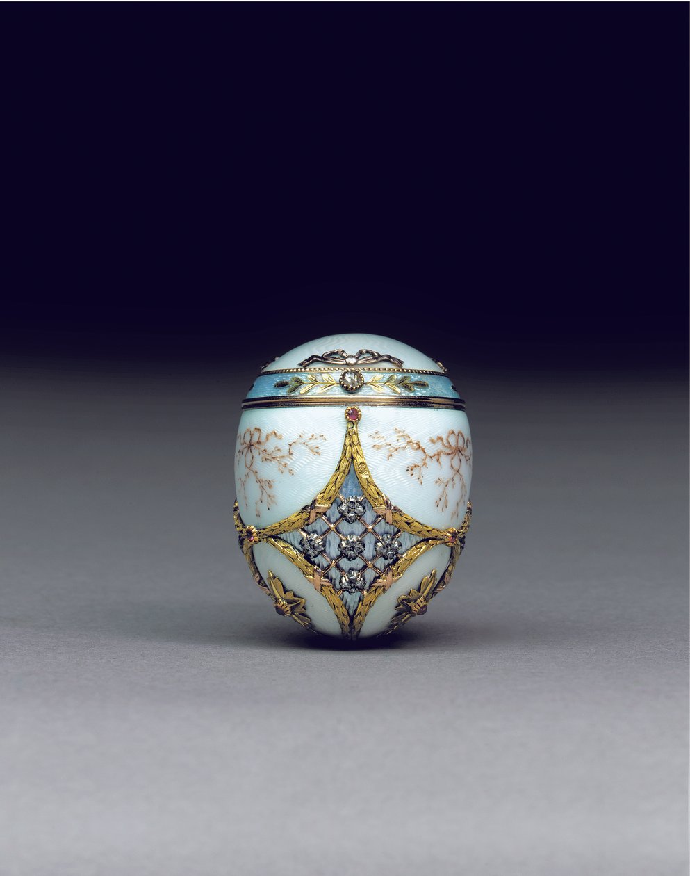 بونبونير بيض نادر مرصع بالجواهر ، 1896-1908 بواسطة كارل فابيرج