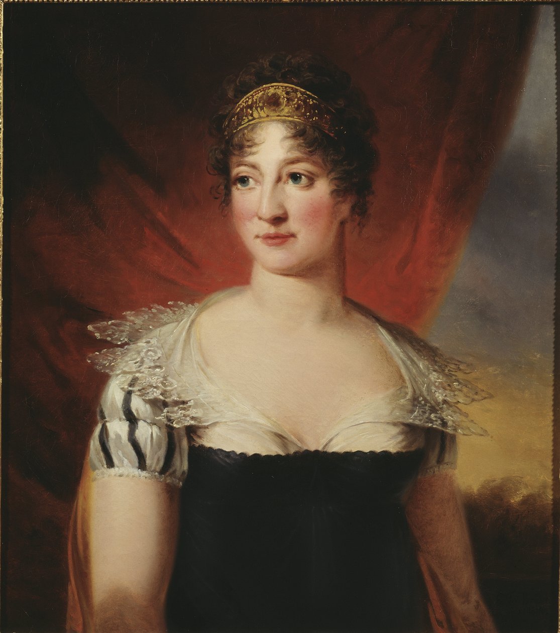 Hedwige Elisabeth Charlotte de Schleswig Holstein Gottorp ، زوجة نقية من Suede - Hedvig Elisabeth Charlotte of Holstein-Gottorp (1759-1818) ، ملكة السويد ، بقلم بريدا ، كارل فريدريك فون (1759-1818). زيت على قماش بواسطة كارل فريدريك بريدا