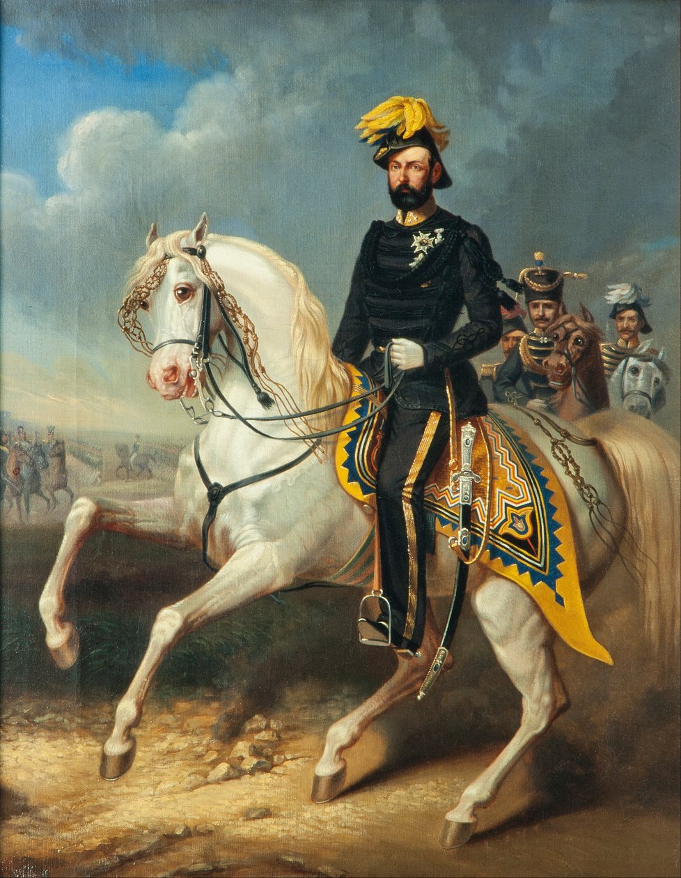 كارل الخامس عشر ، ملك السويد والنرويج 1860-1872 بواسطة كارل فريدريك كيوربو
