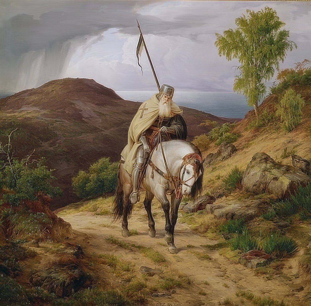 عودة الصليبيين إلى ديارهم. 1835 بواسطة كارل فريدريش ليسينج