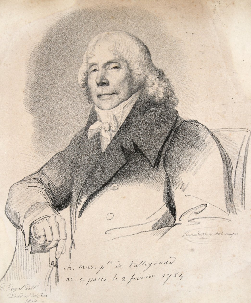 تشارلز موريس أمير Talleyrand ، حانة. 1834 بواسطة كارل فريدريش أوتو فوجيل