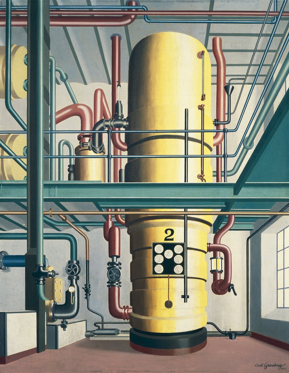 Yellow boiler بواسطة كارل جروسبرج
