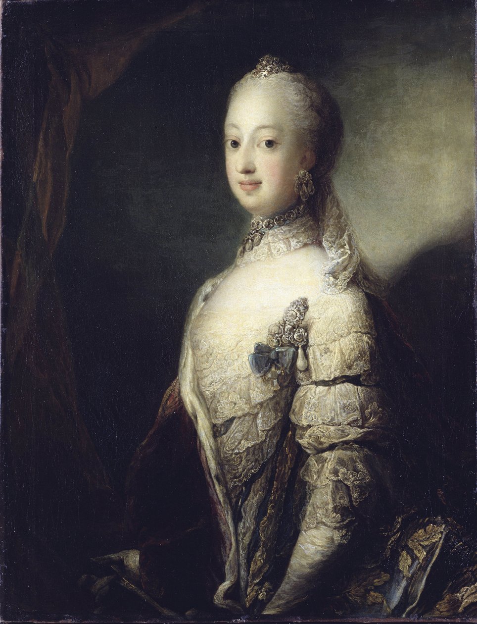 صوفي مادلين من الدنمارك ، ملكة السويد وفنلندا - صورة صوفيا ماجدالينا من الدنمارك (1746-1813) ، ملكة السويد ، بقلم بيلو ، كارل غوستاف (1711-1793). زيت على قماش بواسطة كارل جوستاف بيلو