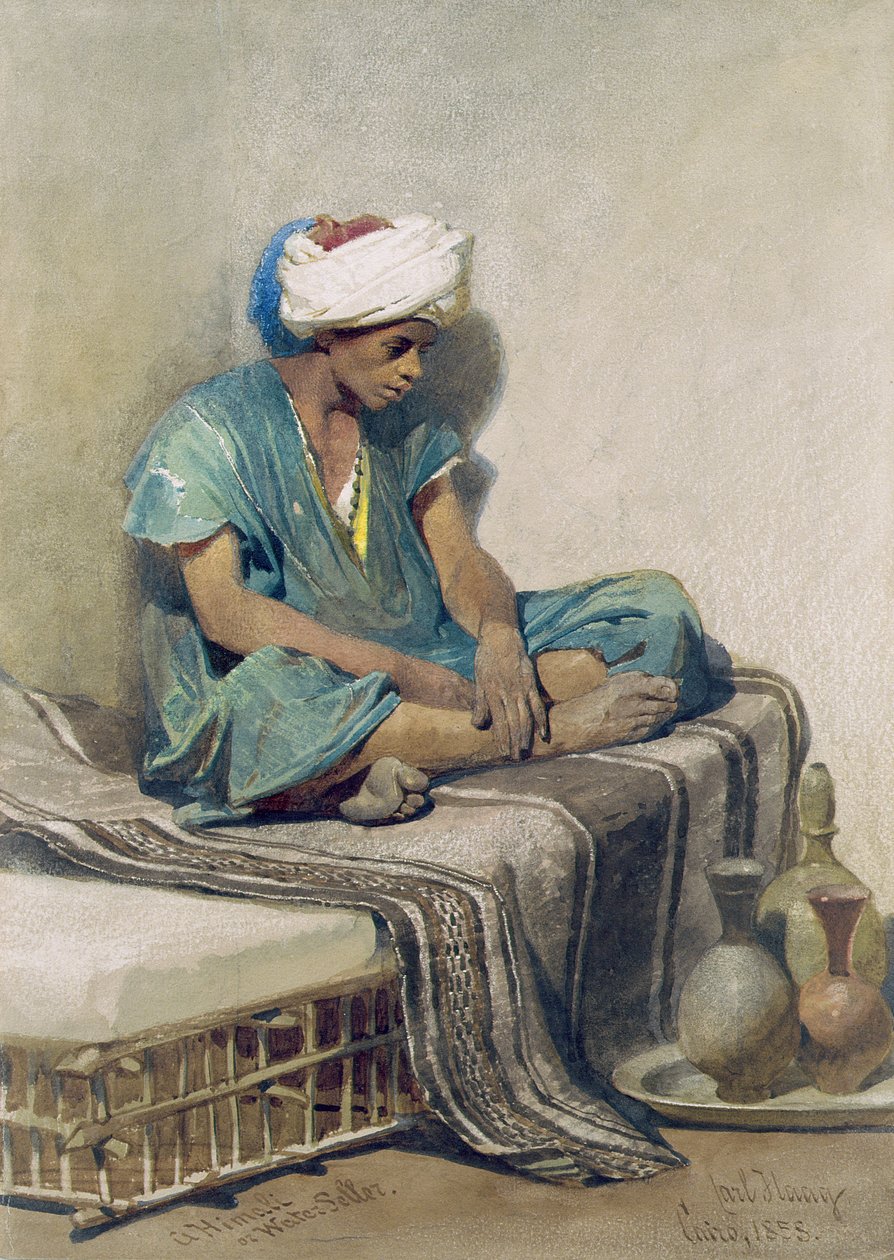 Himali أو بائع مياه ، 1855 بواسطة كارل هاج