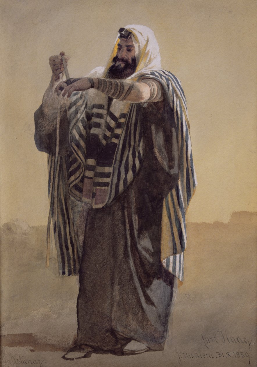 راعي مقدسي لف لفائف اليد ، 1895 بواسطة كارل هاج
