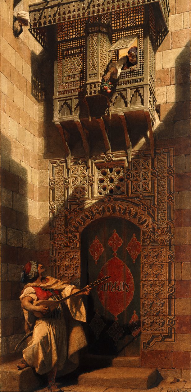 رنة بالقاهرة. سيريناتا بالقاهرة ، 1893 بواسطة كارل هاج