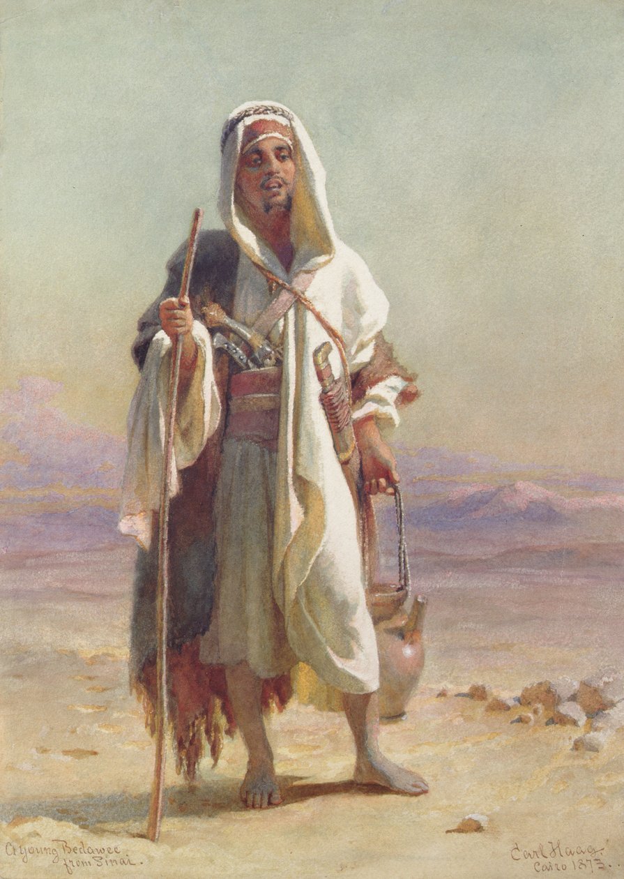 شاب بدوي شاب من سيناء 1873 بواسطة كارل هاج