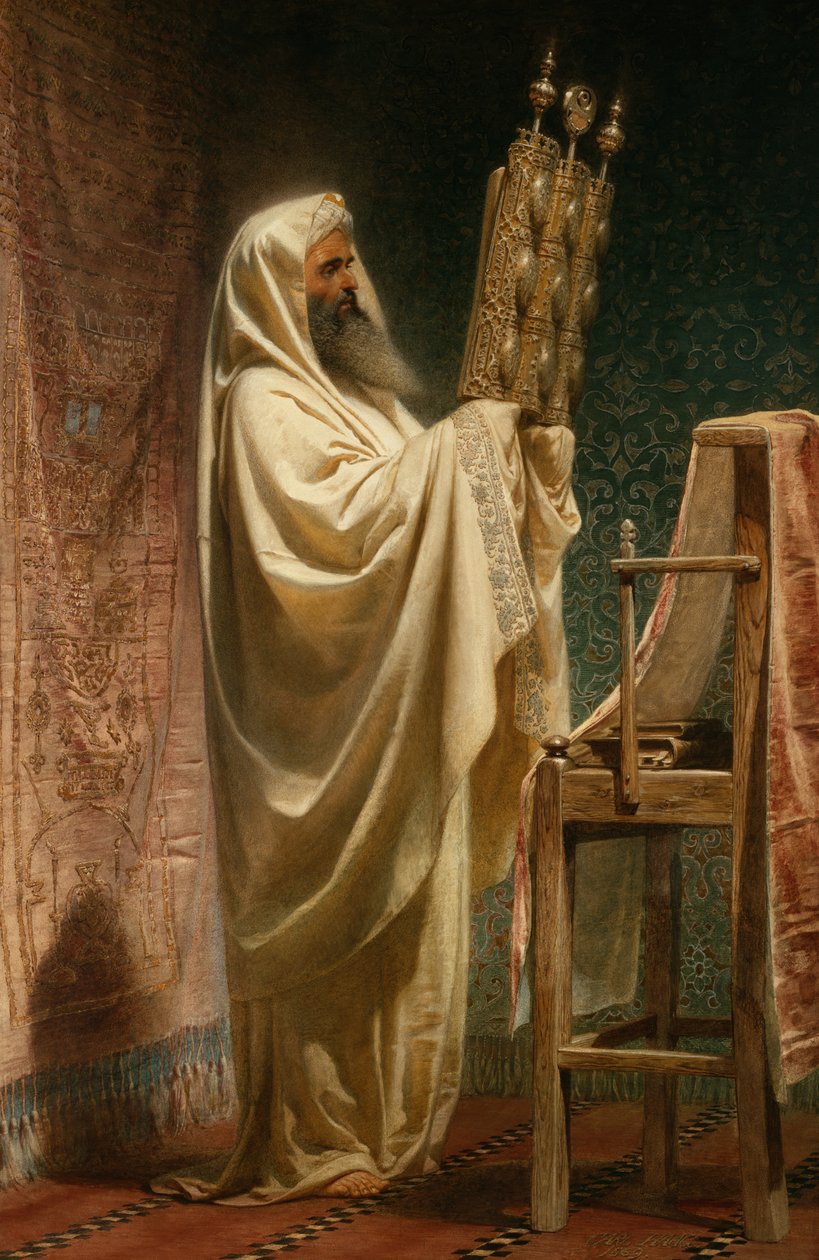 كاهين عمران ، 1869 (مرحاض على ورق) بواسطة كارل هاج