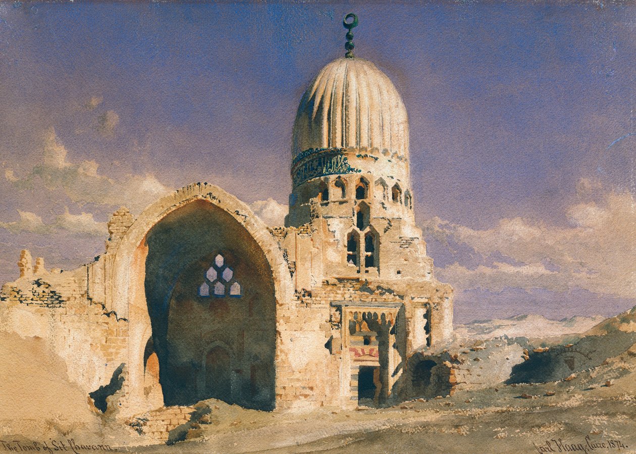 قبر Sit Chavann ، 1874 بواسطة كارل هاج