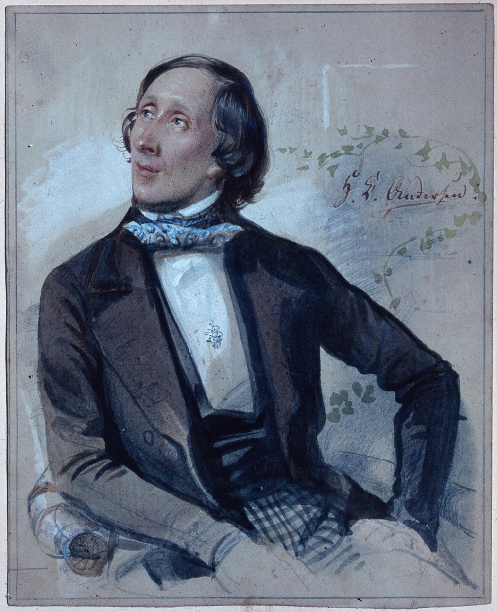 هانز كريستيان أندرسن ، 1845 بواسطة كارل هارتمان