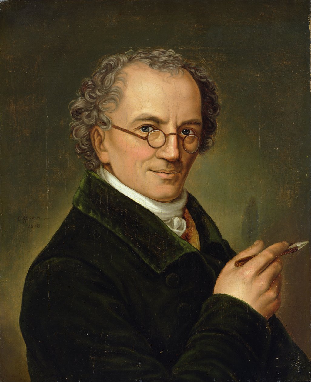 الفنان فريدريش كارل غروجر (1766-1838) 1828 بواسطة كارل هاينريش أدولف جريم